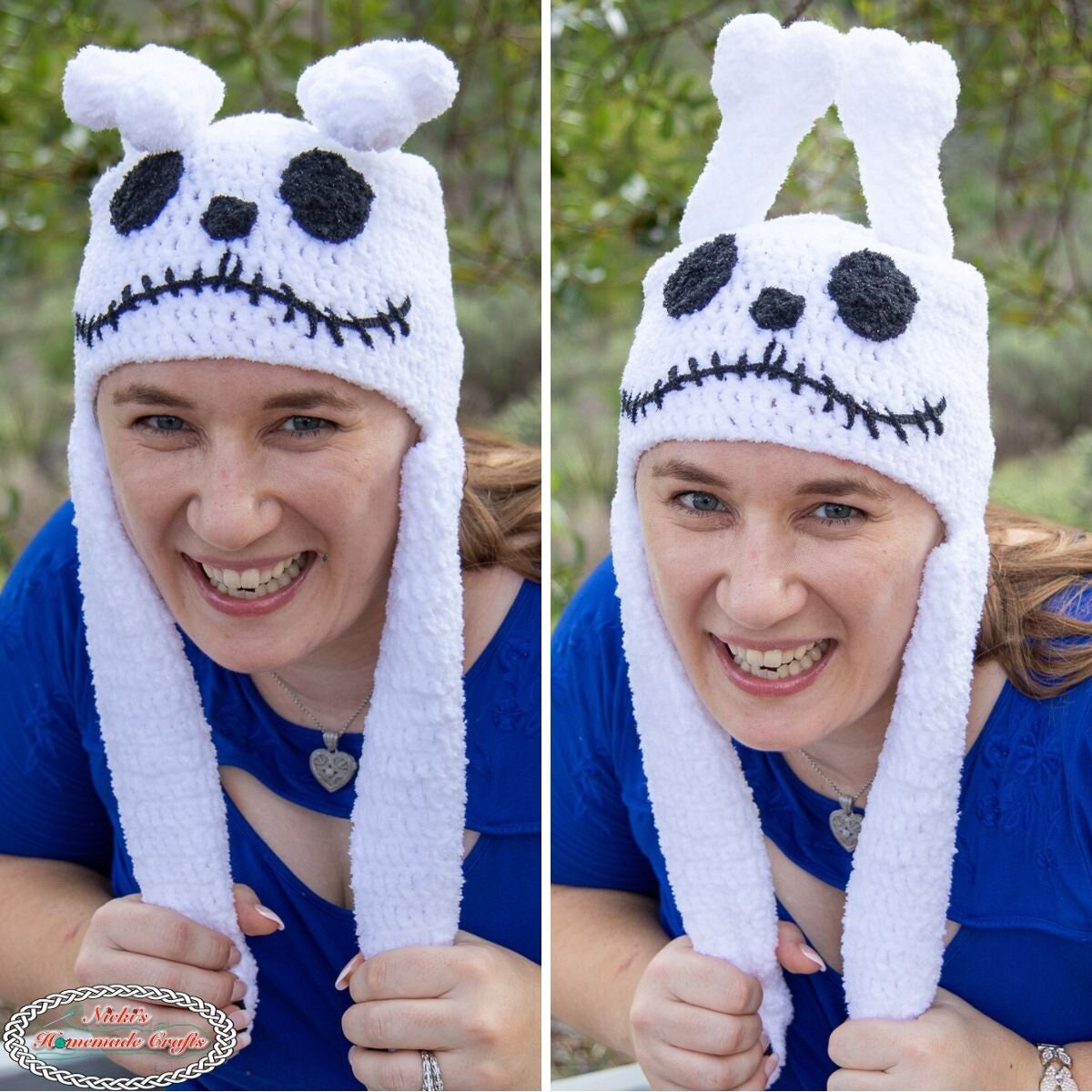 POP-UP Crochet SKELETON Hat Pattern With Movable Ears | Pop