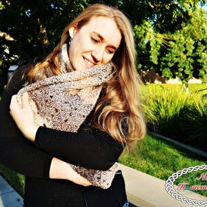 CROCHET SCARF PATTERN Scarf Pattern For Women Easy Scarf Crochet Pattern Winter Scarf Pattern image 3