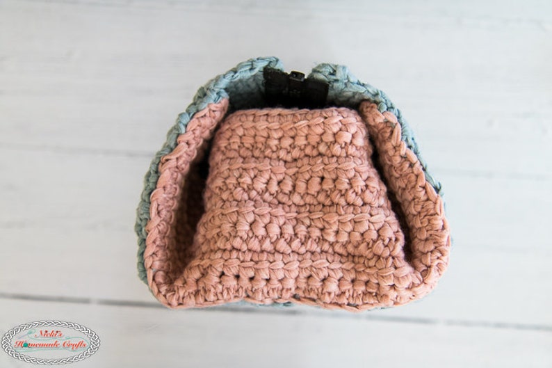 Crochet Pattern / Organizer Bag with Pockets and Zipper image 4