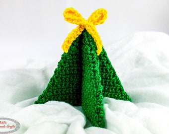 Christmas Tree CROCHET PATTERN | Crochet Pine Tree | Crochet Christmas Decor | Crochet Christmas Ornament