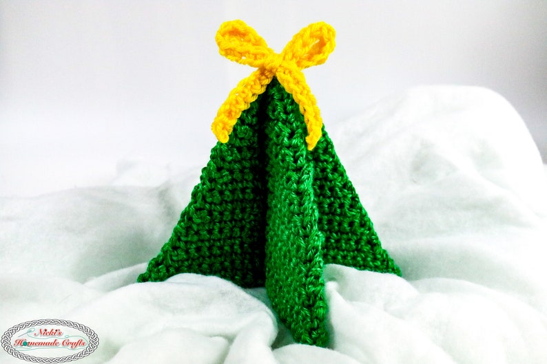 Christmas Tree CROCHET PATTERN Crochet Pine Tree Crochet Christmas Decor Crochet Christmas Ornament image 1