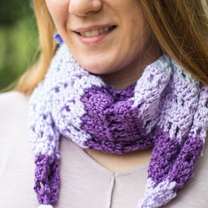 CROCHET SCARF PATTERN | Crochet Scarf for Women | Easy Scarf Pattern | Spring Crochet Scarf Pattern