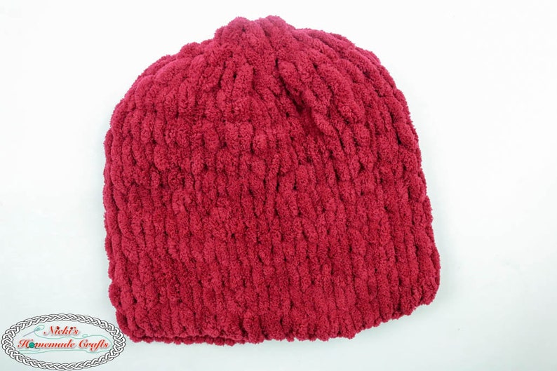 Knitting Pattern Easy Slouchy Loop Hat using the Loop Yarn Etsy