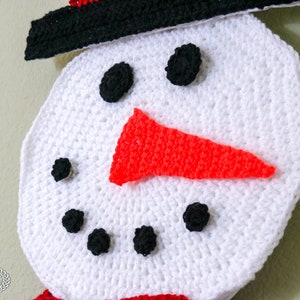 Advent Calendar CROCHET PATTERN Crochet Christmas Decor Crochet Snowman Crochet Calendar image 7