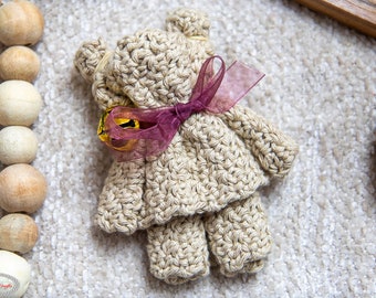 CROCHET WASHCLOTH TEDDY Bear Pattern | Crochet Washcloth | Teddy Bear Gift Items | Crochet Christmas Gifts | Teddy Bear Baby Shower