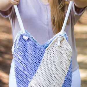 Crochet Pattern: Windmill Bag with Lining and Grommets image 5