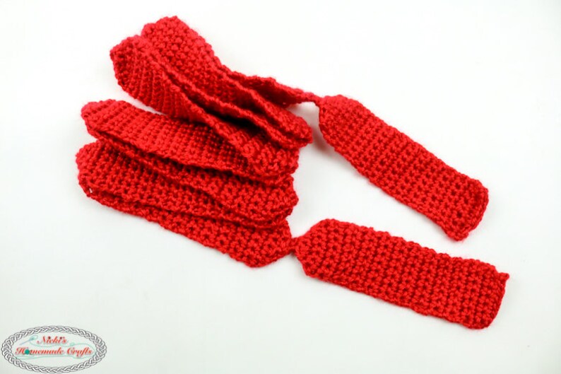 Crochet Pattern: Real Pull String Bow that is Reusable image 3