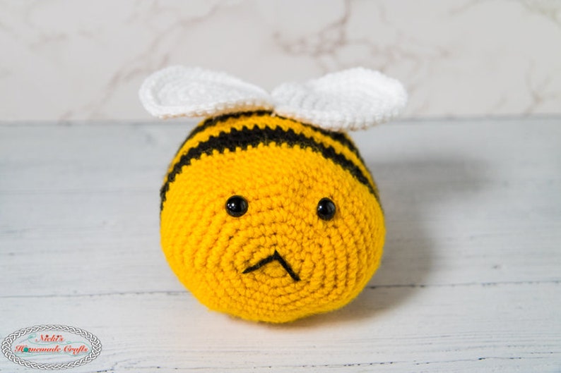 Reversible BEE Amigurumi Plus CROCHET PATTERN to show Happy and Sad Face to Express Emotions image 6