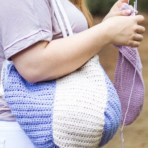 Crochet Pattern: Windmill Bag with Lining and Grommets image 6