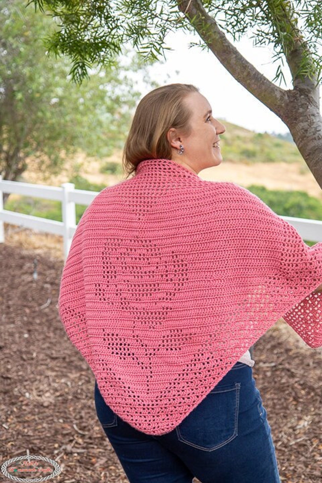 Uncinetto Scialle Quadrato Uno Scialle Mantella Della Nonna