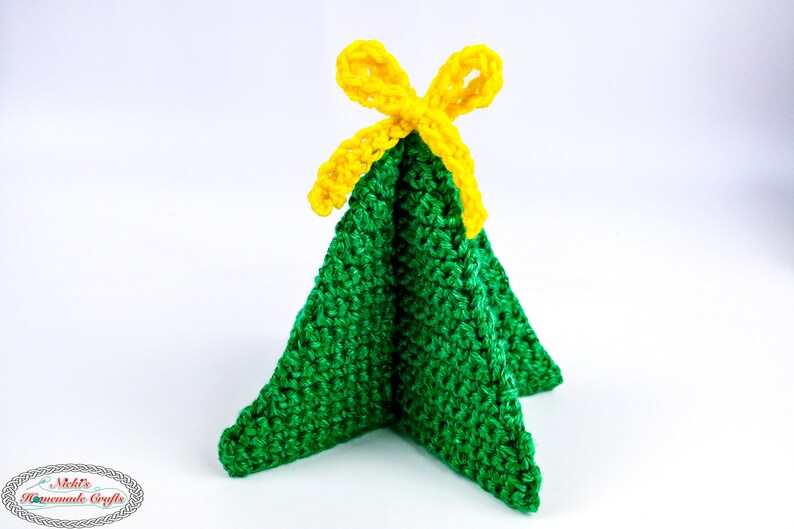 Christmas Tree CROCHET PATTERN Crochet Pine Tree Crochet Christmas Decor Crochet Christmas Ornament image 3
