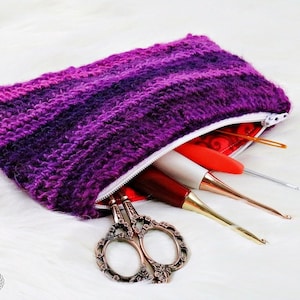 Zipper Bag CROCHET PATTERN | Crochet Coin Purse | Crochet Clutch  | Crochet Bag Pattern | Crochet Zipper Pouch