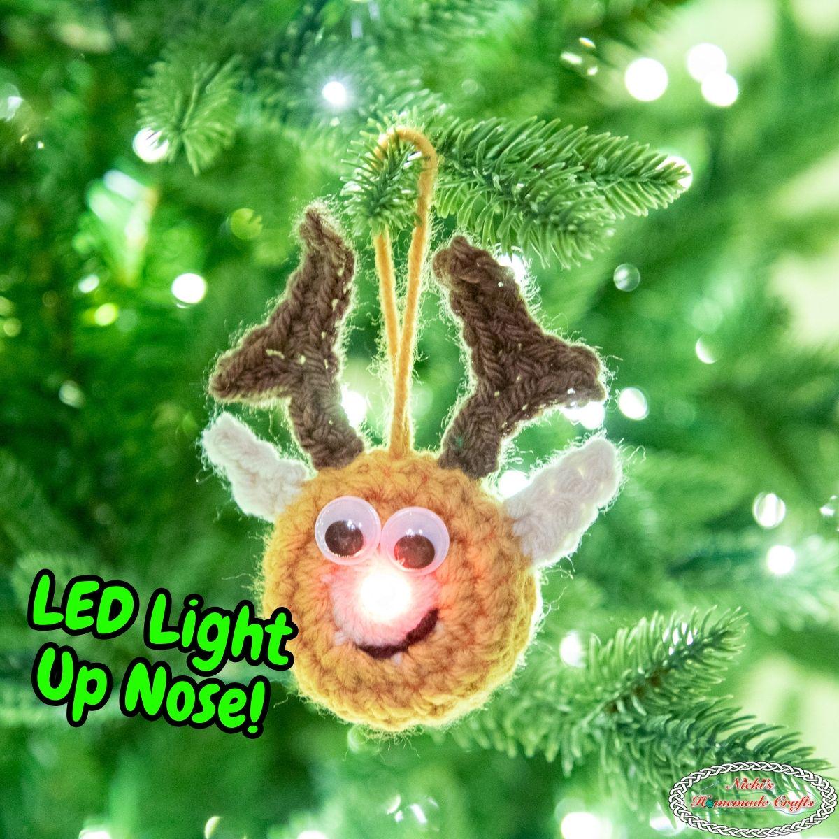 40 Reindeer Crochet Patterns: Add Homemade Warmth to Your Holiday Decor 29 Reindeer Ornament Crochet Pattern Reindeer Crochet