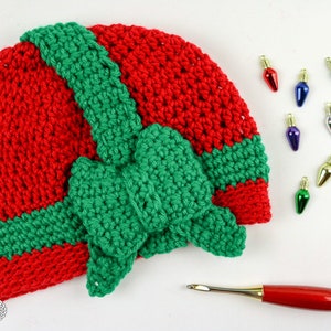 Crochet Pattern: Christmas Gift Beanie image 2