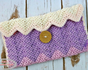 CROCHET CLUTCH PATTERN | Crochet Pouch | Coin Purse Pattern | Small Crochet Purse | Crochet Cell Phone Holder