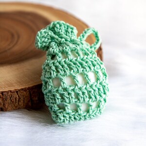 Crochet Soap Saver Holder Pattern Crochet Soap Saver Pattern Crochet Soap Bag Crochet Soap Holder Crochet Bath Mitt image 5