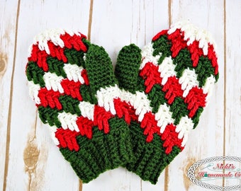 CROCHET MITTENS PATTERN | Winter Mittens Crochet Pattern | Crochet Mittens for Women | Bulky Crochet Mittens | Crochet Gloves Pattern