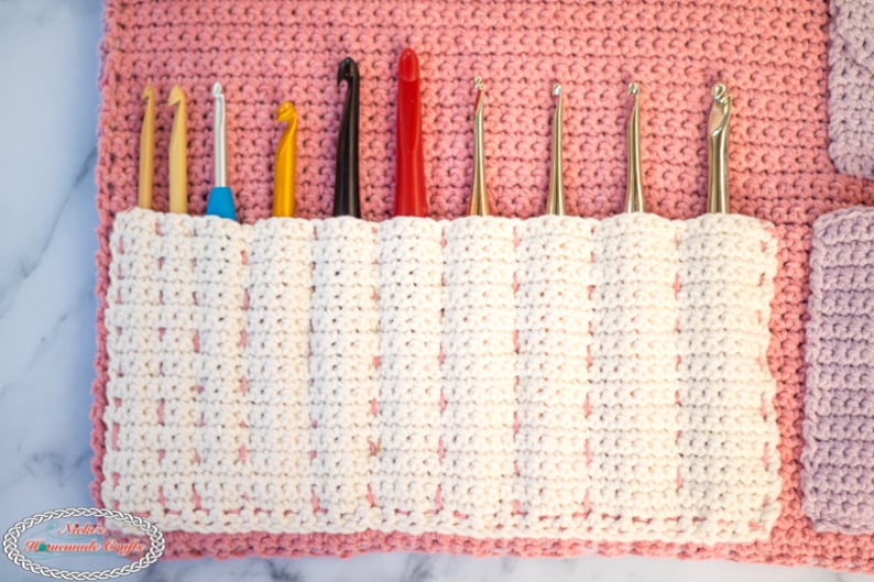 MOTIF DE CROCHET: Porte-crochet Crochet Crochet Case Modèle de cas de crochet Téléchargement instantané image 8