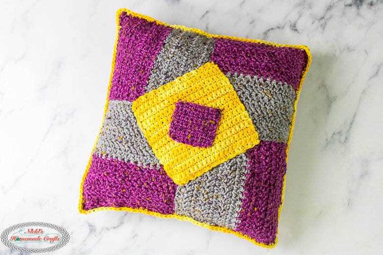 Throw Pillow Crochet Pattern Pillow Cover Pattern Crochet