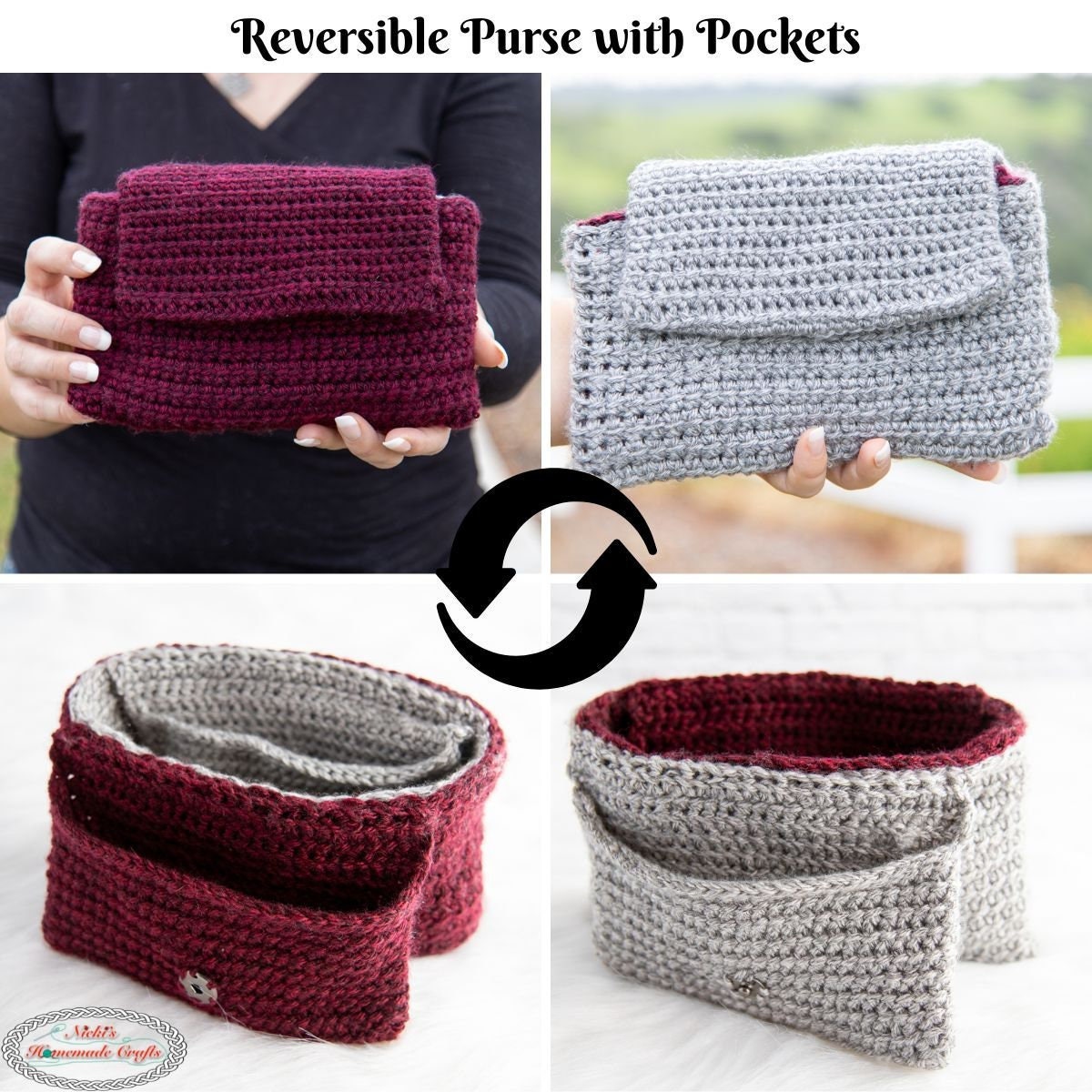Ravelry: Superstar Clutch Bag pattern by Little Duck Crochet