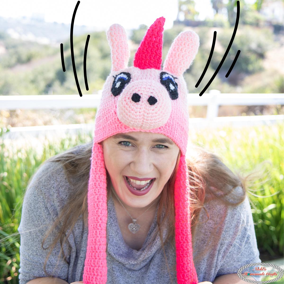 40 Unicorn Crochet Patterns to Spark a Little Handmade Magic 12 Crochet Unicorn Hat with Moving Ears Pattern Crochet