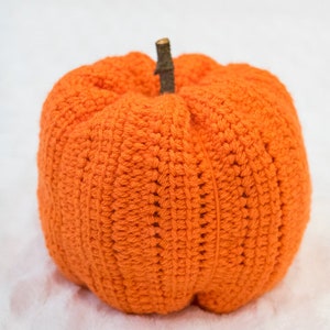 CROCHET PUMPKIN PATTERN Crochet Pumpkin Toy Halloween Crochet Pattern Tunisian Crochet Pattern image 3