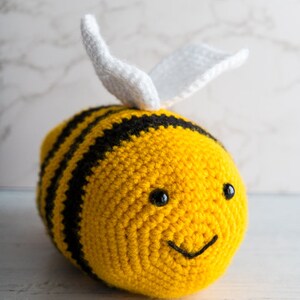 Reversible BEE Amigurumi Plus CROCHET PATTERN to show Happy and Sad Face to Express Emotions image 2