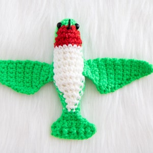 Realistic CROCHET HUMMINGBIRD PATTERN for Spring, Summer, Home Decor, or as a Gift image 3