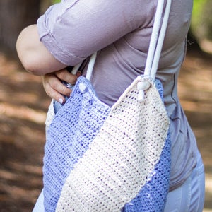 Crochet Pattern: Windmill Bag with Lining and Grommets image 4