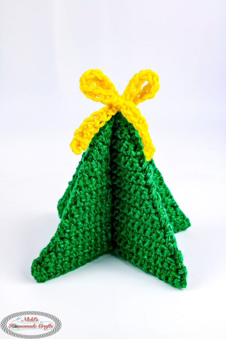 Christmas Tree CROCHET PATTERN Crochet Pine Tree Crochet Christmas Decor Crochet Christmas Ornament image 4