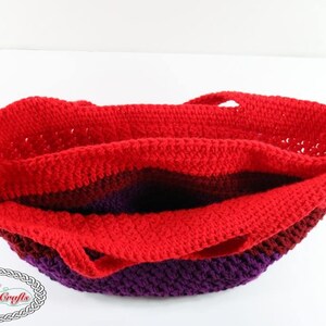 CROCHET PROJECT BAG Pattern Crochet Women's Bag Crochet Purse Pattern Crochet Bag Tutorial image 8