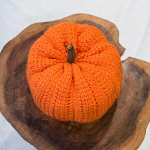 CROCHET PUMPKIN PATTERN Crochet Pumpkin Toy Halloween Crochet Pattern Tunisian Crochet Pattern image 5