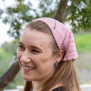 CROCHET BANDANA PATTERN Bandana Crochet Pattern Crochet Headwrap Crochet Headband Crochet Headband Bandana Crochet Bandanna image 3