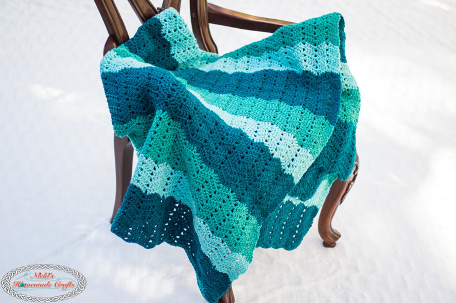 CROCHET BLANKET PATTERN Afghan Pattern Crochet Blanket Pattern Modern