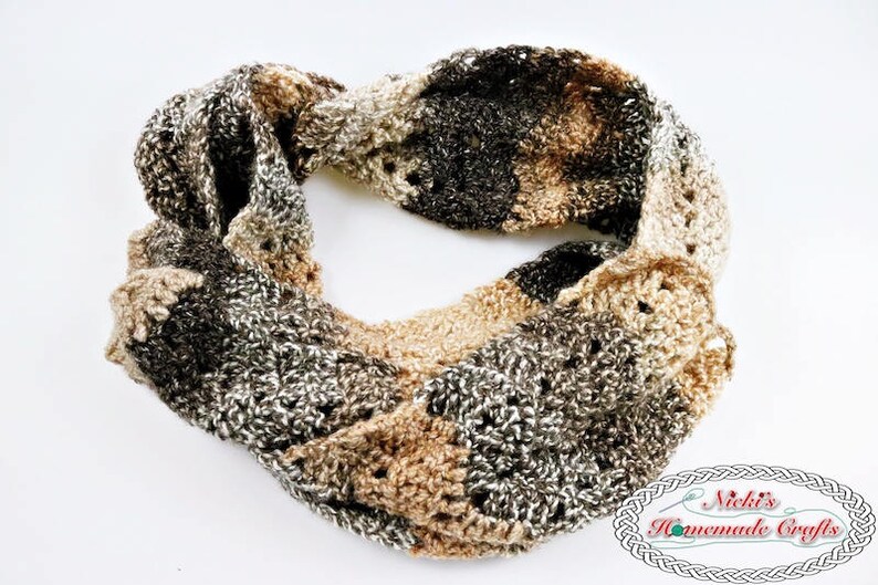 CROCHET SCARF PATTERN Scarf Pattern For Women Easy Scarf Crochet Pattern Winter Scarf Pattern image 6