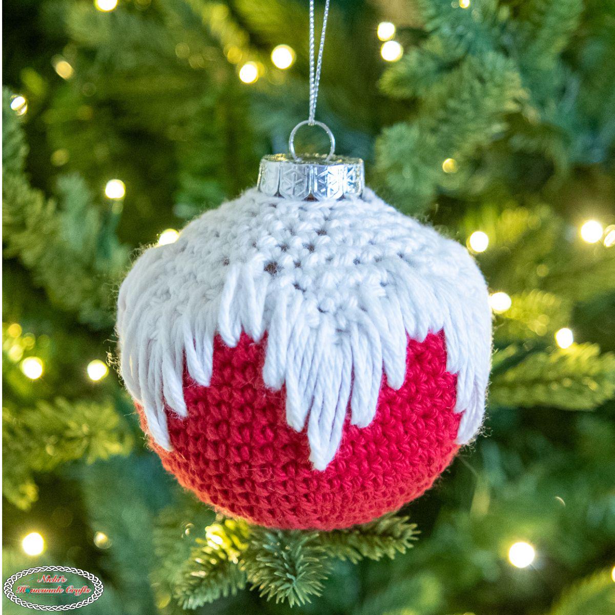 40 Free Christmas Crochet Patterns – Creative Projects 39 Crochet Icicle Ornament Pattern Crochet Ornament Ball