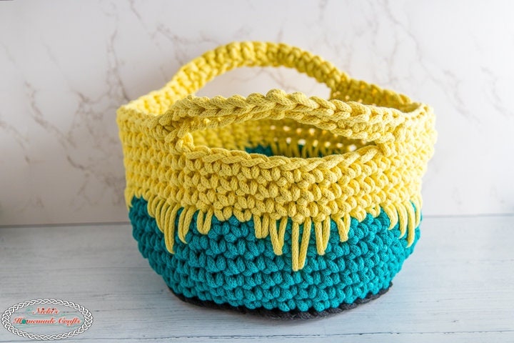 Crochet Pattern Spring Basket