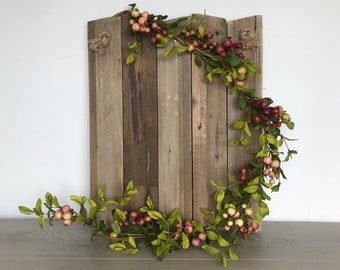 Crabapple Garland, Artificial Greenery Garland, Garland Decor