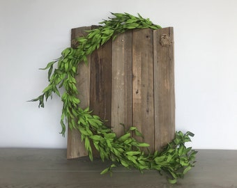 Artificial Boxwood Garland: 48" Greenery Decor