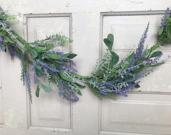 Lavender Garland, Artificial Floral Garland