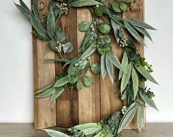 Eucalyptus and Bayleaf Garland: DIY Wreath, Home Decor (6ft)