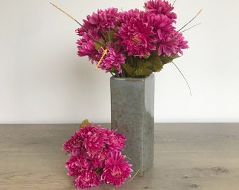 Artificial Pink Mums, Artificial Fall Florals, Fall Vase Filler