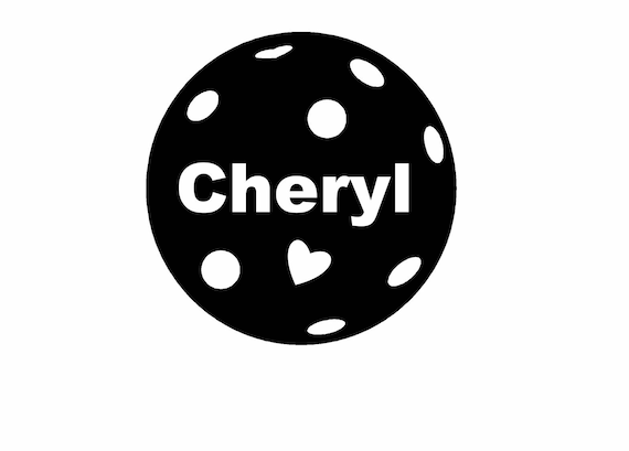 Pickleball Custom Iron-on Patch With Name Personalized Free
