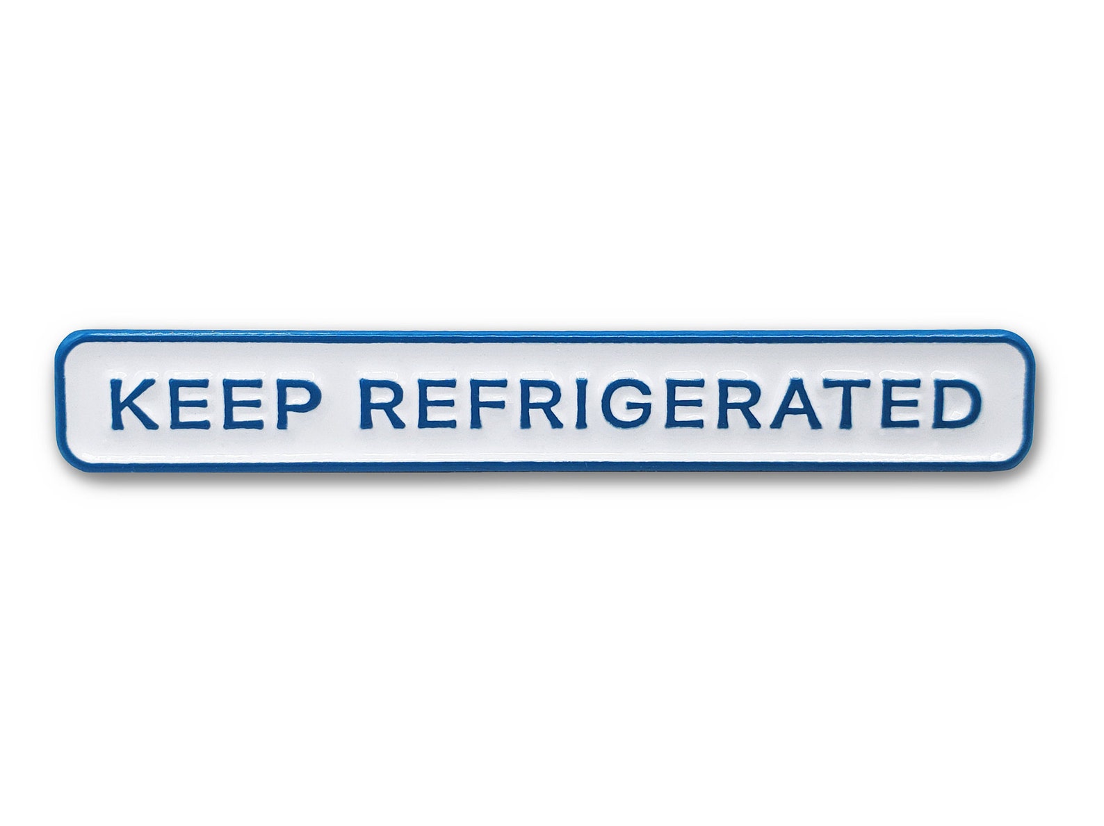 Pin Keeper. Refrigerated Case logo.