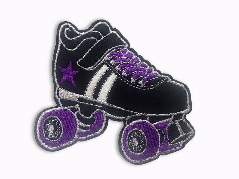 Derby Star Skate Patch Pink or Purple image 1