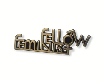 Fellow Feminist Lapel Pin