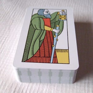 Great Parade tarot, greener edition, Time card.