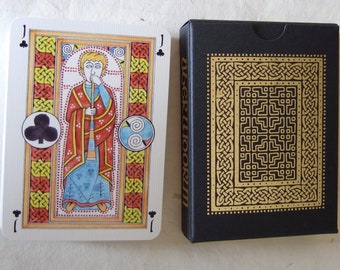 Liber Ludorum playing cards special edition (with Celtic insular art in the style of medieval illuminated gospel books)