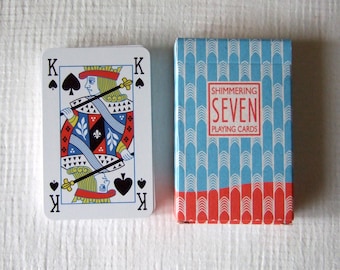 Playing cards: Shimmering Seven, a modern-style pack based on a French regional design from Lyon