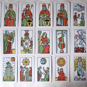 Great Parade tarot, greener edition, the trump cards.